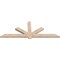 Ekena Millwork Kennewick Smooth Timber Gable Bracket, Douglas Fir, 96"W x 36"H x 3 1/2"D x 5 1/2"F, 9/12 Pitch GBW096X36X0406KEN00SDF - alternate 5